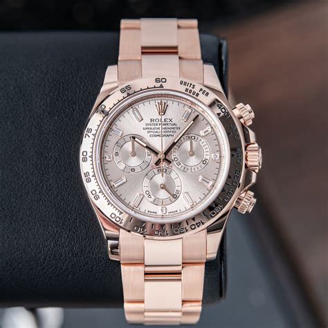 rolex cosmograph daytona in rose gold|rolex daytona price list.